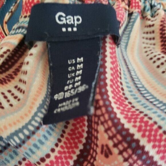 Gap Multi-Color Geometric Midi Dress - Picture 4 of 4